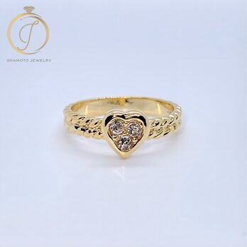 Heart Knit Ring.(ピンキーリング可)