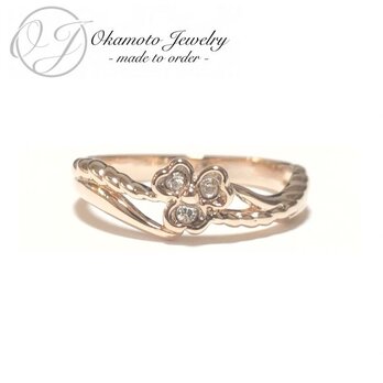 Trefoil Clover Ring (ピンキーリングも可)の画像