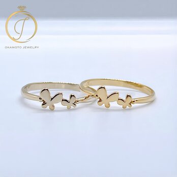 Butterfly Ring. (ピンキーリング可)