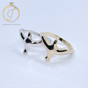 カモメリング (ピンキーリング可)