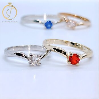 Simple V Ring(ピンキーリング可能)の画像