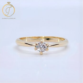 One Stone Ring (ピンキーリングも可)の画像