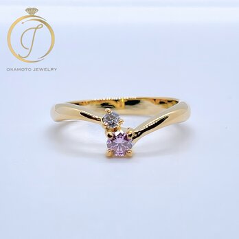CZ DIAMOND RING.(ピンキーリング可)