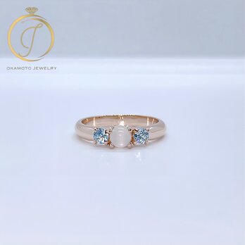 (天然石)MOON STONE RING.