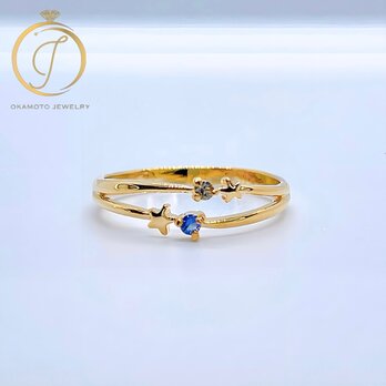 Petit Star Ring. (ピンキーリング可)