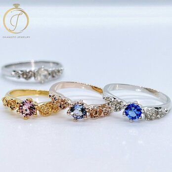 Side Rose Ring.(ピンキーリング可)の画像