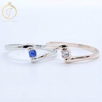 Z Simple Ring (ピンキーリング可能)の画像