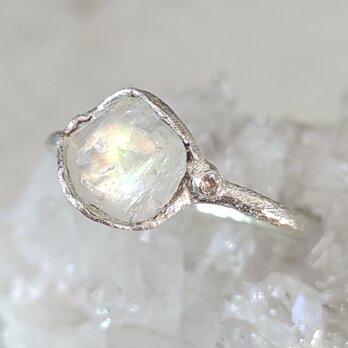 鉱物の表情 golden moon＊925 ringの画像