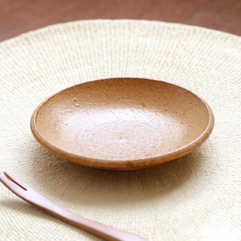 香染色の結晶釉 豆皿の画像
