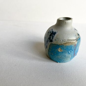 水色ピンク10　ミニ一輪挿し　小壺　花瓶の画像