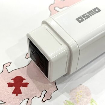 【送料無料】OSMO 「かかしマップアイコン」女の子スタンプ オスモ シャチハタ マップスタンプ 地図 旅行 案内 ピンアイコンの画像