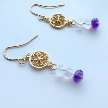 Amethyst＊Scorolite 華麗なアメジストと優しいスコロライトの画像