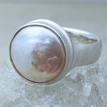 coin pearl＊925 ringの画像
