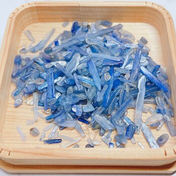⭐️数量限定！精神の成長 天然石カイヤナイトさざれ石45g 天然石ブレスレットやお部屋の浄化に◎の画像