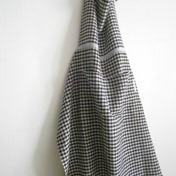 格子柄×RayonLinen tablierの画像