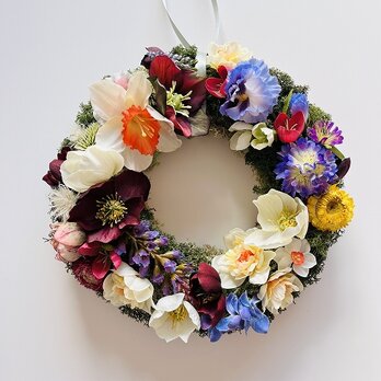 【oh flowers / オーフラワーズ】　フラワーリース　Мの画像