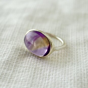 [orange×purpleのametrine]ringの画像