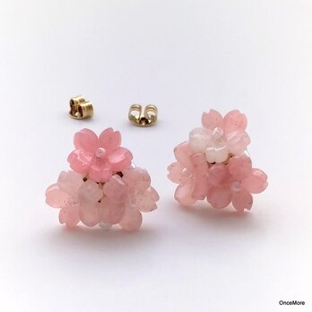 桜のピアスの画像
