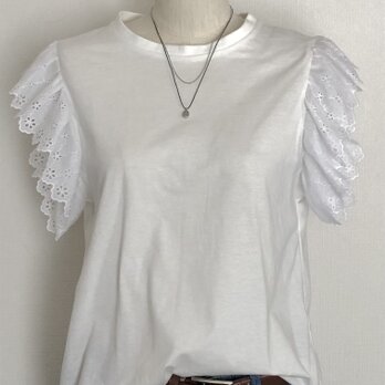 ⭐️シルケット天竺　UV加工Tシャツの画像