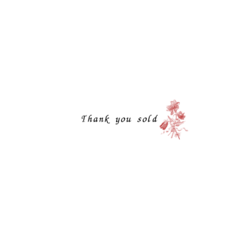 【thank you sold】【指輪】AI　藍
