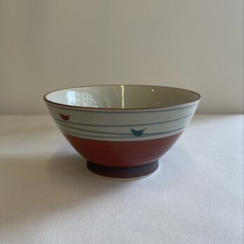 有田焼　朱巻反丼の画像