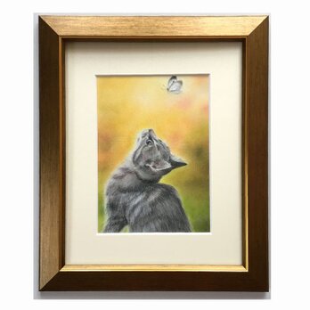 てふてふ（パステル画　原画）の画像