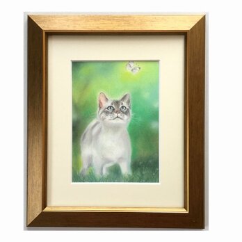 てふてふ（パステル画　原画）の画像