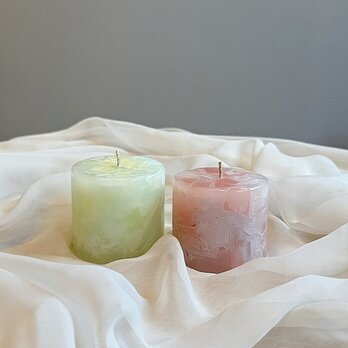 ajisai candle 紫陽花キャンドル アロマキャンドル パラフィンキャンドルの画像