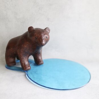 Carl Roos Hammerdal / クマのオブジェ No.5666の画像