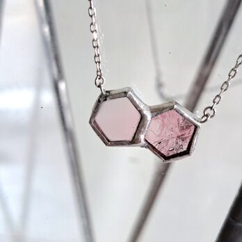 Honeycamb-ribbon-necklace 06の画像