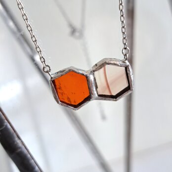 Honeycamb-ribbon-necklace 04の画像