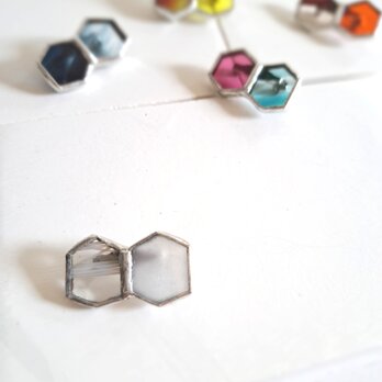 Honeycamb-ribbon- brooch05の画像