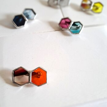 Honeycamb-ribbon- broach04の画像