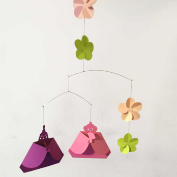 ORIGAMIシリーズ☆お雛様モビールの画像