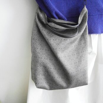 RayonCotton 大きめBag+pouchの画像