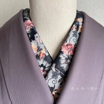 洗える刺繍半衿 百花繚乱の画像