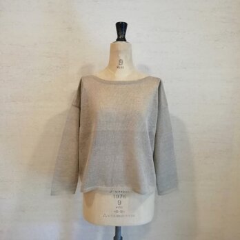 【特別提供品】リネンが快適♡前後2WAYプルオーバー（01086）キナリの画像
