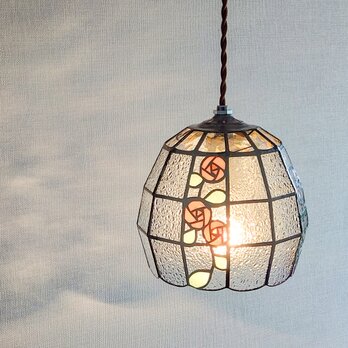 草花の調べ＊ステンドグラスのペンダントライト  E26大きい電球用の画像