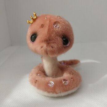 ぬいぐるみ☆ベビさん☆巳☆crown☆ピンクの画像