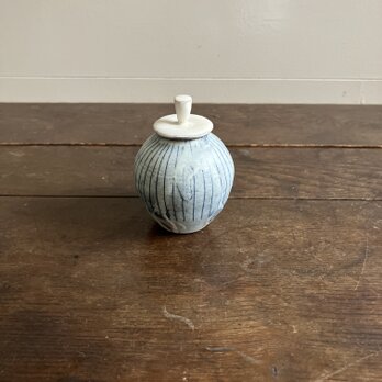 仏具 インディゴ 骨壷 ぷっくり
