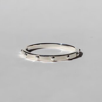 Dome stud ring / SV925の画像