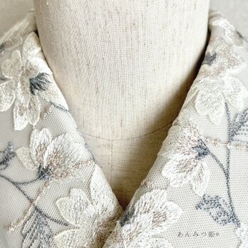 洗える刺繍半衿 日和の画像