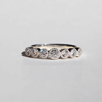 Seven Stone Milled Ring (m) / SV925の画像