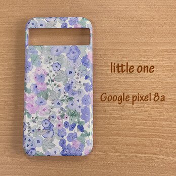 【リバティ生地】ホリーホックス パープル  Google Pixel 8aの画像