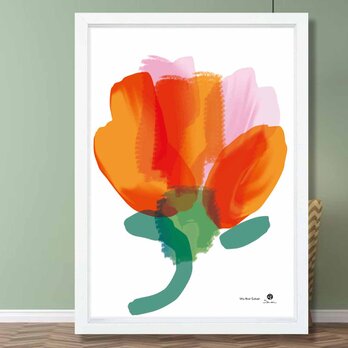 Water Color 　花　送料無料　個性のseiサイト　アート　ポスター　アートポスター　A3　sei検索　3409の画像