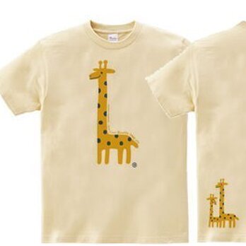 giraffe☆キリン　Tシャツ【受注生産品】の画像