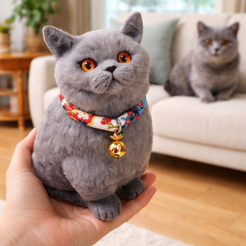 羊毛フェルト そっくり ペット オーダーメイド｜写真から作る ペットぬいぐるみ｜愛犬 愛猫 供養 遺骨を亡くした方への贈り物