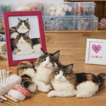 羊毛フェルト そっくり ペット オーダーメイド｜写真から作る ペット リアル ぬいぐるみ｜愛犬 愛猫 うちの子 ロス プレゼント