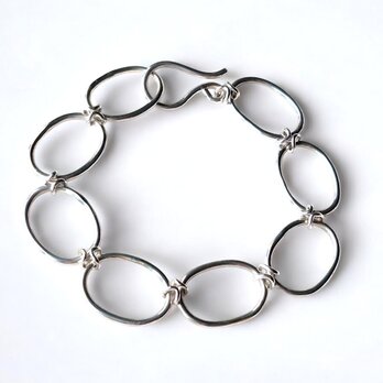 Infini シルバーチェーンブレスレットの画像