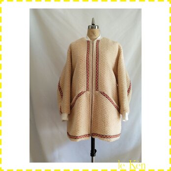 ◉sale◉　[50]le blouson en peluche avec un ruban tyrolien